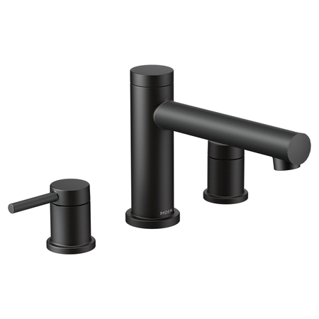 MOEN Two-Handle Roman Tub Faucet Matte Black T393BL
